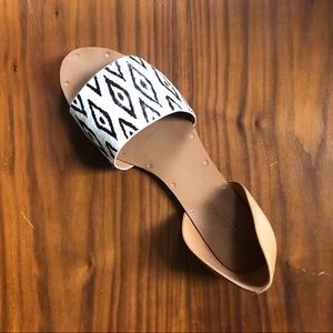 Madewell Diamond Ikat Single Strap Sandal